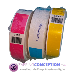 bracelet indéchirable pas cher avec numérotation