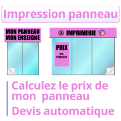 Prix d'un panneau enseigne