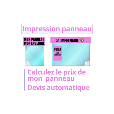 Prix d'un panneau enseigne