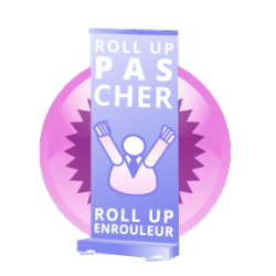 Commander par internet un roll-up au meilleur prix