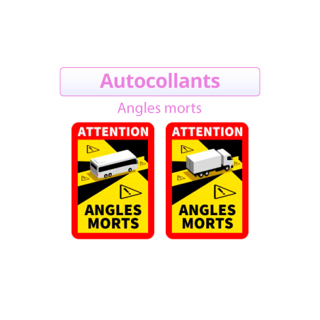 Commandez des autocollants angles morts