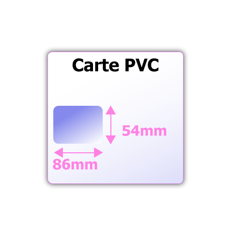 Impression carte de visite en plastique PVC